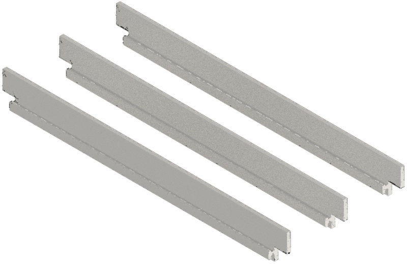 Produktbild UBK 200 083  -  Sichtkantenprofil UBK 200 für Endstück, 8mm Vertiefung